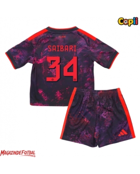 Bayern Munich Ismael Saibari #34 Echipament de Fotbal Replică 2026-27 Copii Treilea (+ Șorturi)